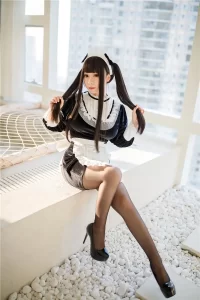 胡桃猫Kurumineko爆改猫耳女仆装！图包细节藏不住-宅图社